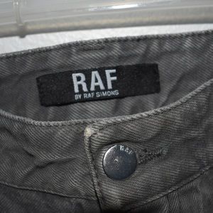 RAF Simons Grey CrotchDistress Denim